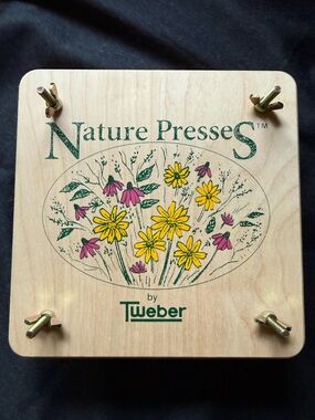Wooden flower and leaf press by Nature Presses